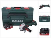 metabo Akku-Winkelschleifer WB 18 LT BL 11-125 Quick 18 V 125 mm Brushless + 1x...