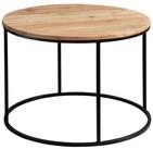 Wohnling Couchtisch WL5.959 Massivholz 60x43x60 cm Wohnzimmertisch Sofatisch Rund