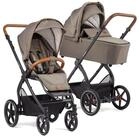 Gesslein Kombi-Kinderwagen Gesslein FX4 Style Kinderwagen Set mit Babywanne taube