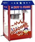 Royal Catering Popcornmaschine Popcornmaker 1500 W 5 kg/h rot Popcornautomat Teflon