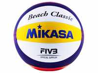 Mikasa Volleyball Beachvolleyball Beach Classic BV551C, Replica des offiziellen