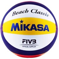 Mikasa Beachvolleyball Beachvolleyball Beach Classic BV551C, Replica des...