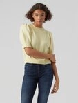 Vero Moda Rundhalspullover VMDOFFY 2/4 O-NECK PULLOVER GA NOOS Materialmix,...
