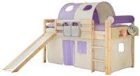 Ticaa Hochbett Rutschbett "Manuel" Kiefer Natur Classic