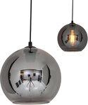 n&auml;ve Pendelleuchte Vaso, ohne Leuchtmittel, Rauchglas, E27 max. 40W,...