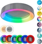 n&auml;ve LED Deckenleuchte Multo, CCT - &uuml;ber Fernbedienung, Dimmfunktion,
