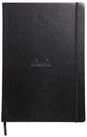 Rhodia Einsteck-Fotoalbum Webnotebook A4 96 Blatt liniert 90g - Schwarz 118369C,
