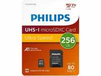Philips Micro SDXC Karte 256GB Speicherkarte UHS-I U1 V10 A1 Class 10...