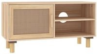 vidaXL TV-Schrank TV-Schrank Braun 80x30x40 cm Massivholz Kiefer und...