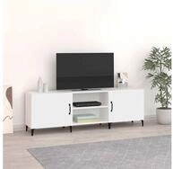 vidaXL TV-Board vidaXL TV-Schrank Wei&szlig; 150x30x50 cm Holzwerkstoff