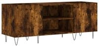 vidaXL Lowboard Plattenschrank R&auml;uchereiche 121x38x48 cm Holzwerkstoff (1 St)