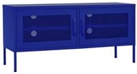 vidaXL TV-Schrank TV-Schrank Marineblau 105x35x50 cm Stahl (1-St)