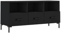 vidaXL TV-Schrank TV-Schrank Schwarz 102x36x50 cm Holzwerkstoff (1-St)