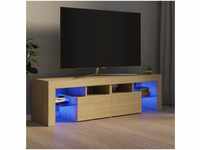 vidaXL TV-Schrank mit LED-Beleuchtung Sonoma-Eiche 140x36,5x40 cm (804367)