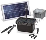 esotec Teichfilter 15/500 Solar Unterwasserfilter-Set + LED + 7Ah Pb-Akkuspeicher