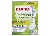 Domol eco Power Spülmaschinentabs (30 Tabs, ALL-IN-ONE) weiß