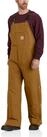 Carhartt Arbeitslatzhose FIRM DUCK INSULATED BIB (1-tlg) mit seitlichem