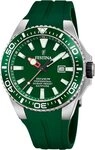 Festina Taucheruhr F20664/2 &ndash; Gr&uuml;n, Silikonband, 45,7 mm, f&uuml;r Herren, sportliches