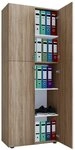 VCM Aktenschrank B&uuml;roschrank B&uuml;cher Ordner Aktenschrank Lona 5fach (1-St)