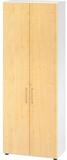 HAMMERBACHER Aktenschrank Schrank 6OH BxTxH 80x42x215,6cm Griff BS Wei&szlig;/Ahorn