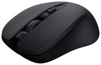 Trust Mydo Wireless Funkmaus, leise, Schwarz Maus