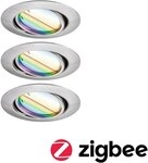 Paulmann LED Einbauleuchte Base 3x420lm 230V, LED fest integriert,...