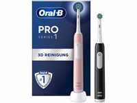Oral-B Elektrische Zahnbürste PRO Series 1 Doppelpack, Aufsteckbürsten: 2 St.,