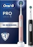 Oral-B Elektrische Zahnb&uuml;rste PRO Series 1 Doppelpack, Aufsteckb&uuml;rsten: 2 St.,
