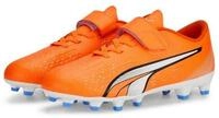 PUMA ULTRA PLAY FG/AG V Jr ULTRA ORANGE-PUMA WHITE-BLUE G Fu&szlig;ballschuh