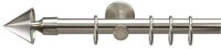 Liedeco Gardinenstange Kegel, &Oslash; 20 mm, 1-l&auml;ufig, Fixma&szlig;, mit Bohren