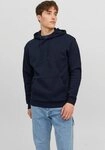 Jack & Jones Kapuzensweatshirt JJEBRADLEY SWEAT HOOD NOOS Materialmix, relaxed fit