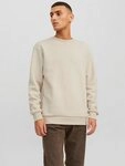 Jack & Jones Sweatshirt JJEBRADLEY mit Rippb&uuml;ndchen f&uuml;r Alltag und Freizeit