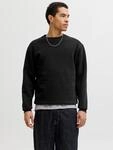 Sweatshirt JACK & JONES "JJEBRADLEY mit Rippb&uuml;ndchen f&uuml;r Alltag und Freizeit",