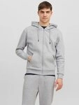 Jack & Jones Kapuzensweatjacke JJEBRADLEY mit Kapuze, ideal f&uuml;r kalte...