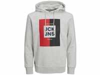 Jack & Jones Kapuzensweatshirt JJOSCAR SWEAT HOOD, weiß