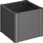 Biohort Hochbeet BELVEDERE mini 0,5x0,5, verschiedene Farben, 53x53x45 cm, extrem