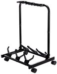Rocktile Gitarrenst&auml;nder 3-Fach Gitarrenhalter, Gitarrenstativ klappbar mit...