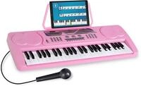 McGrey Home-Keyboard BK-4910 Einsteigerkeyboard mit 49 Tasten (2-St., inkl. Mikrofon
