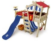 Wickey Kinderbett Crazy Hutty - Spielbett mit Rutsche 90 x 200 cm, Etagenbett