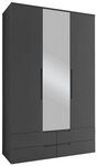 Pol-Power Kleiderschrank 126 x 208 x 57 cm (B/H/T)