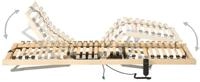 vidaXL Bettgestell, Lattenrost Elektrisch mit 28 Latten 7 Zonen 70x200 cm