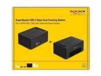 Delock Speicherkartenleser 64187 - USB Dual Dockingstation für 2 x SATA HDD /...