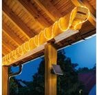 esotec LED-Lichterschlauch Solar Lichtschlauch Lichterkette outdoor 10m 200LEDs