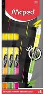 MAPED Marker 3 FLUO DUO Textmarker farbsortiert