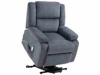 HomCom Sessel mit Aufstehhilfe grau (713-134V90GY)