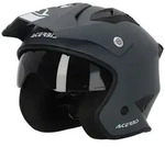 Acerbis Motorradhelm Aria 2023 Solid Jethelm, integriertes Sonnenvisier