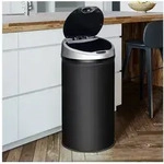 Ribelli M&uuml;lleimer Sensor M&uuml;lleimer 60L, schwarz, M&uuml;lleimer Abfalleimer K&uuml;che