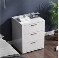 Vicco Nachtschrank Marseille, Wei&szlig;/Wei&szlig;, 46.2 x 60 cm (1-St)
