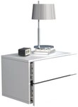 VCM Nachttisch Nachtkonsole Usal H. 30 x B. 45 x T. 32 cm, Nachtschrank,