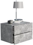 VCM Nachttisch Nachtkonsole Usal H. 30 x B. 45 x T. 32 cm, Nachtschrank,